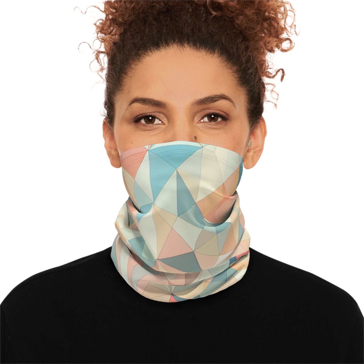 Winter Neck Gaiter With Drawstring