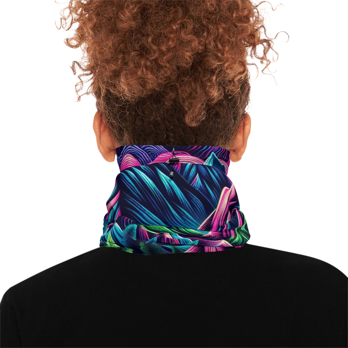 Winter Neck Gaiter With Drawstring