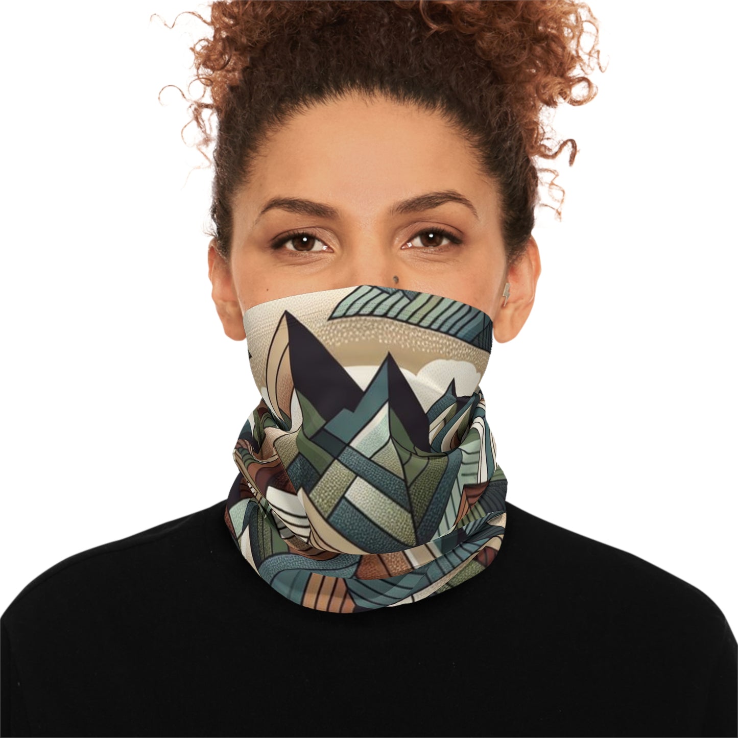 Winter Neck Gaiter With Drawstring