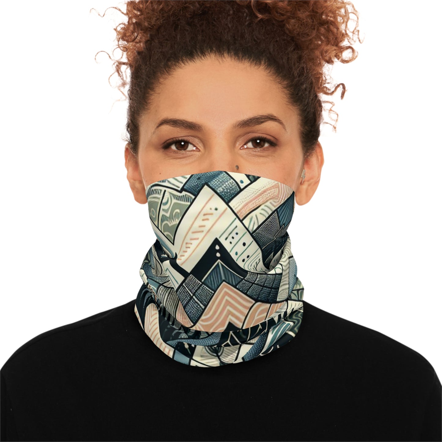 Winter Neck Gaiter With Drawstring