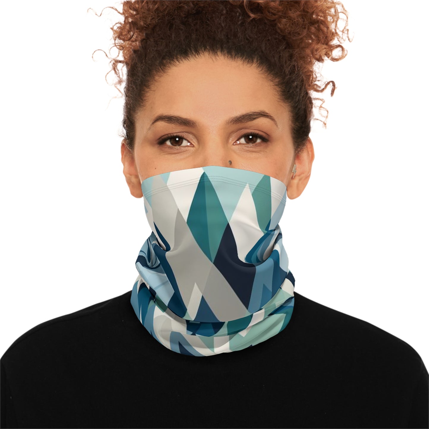 Winter Neck Gaiter With Drawstring